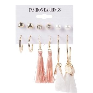 6 earrings set